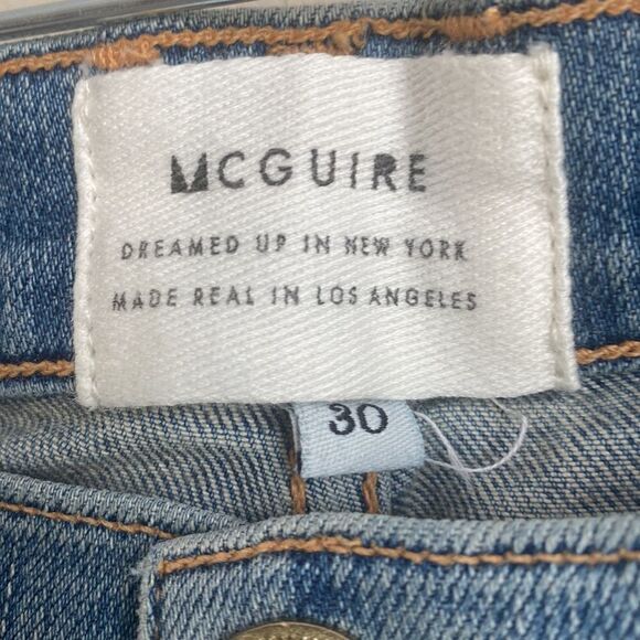 McGuire Bessette Summerset Cropped Wide Leg Jeans 30 - Picture 8 of 8